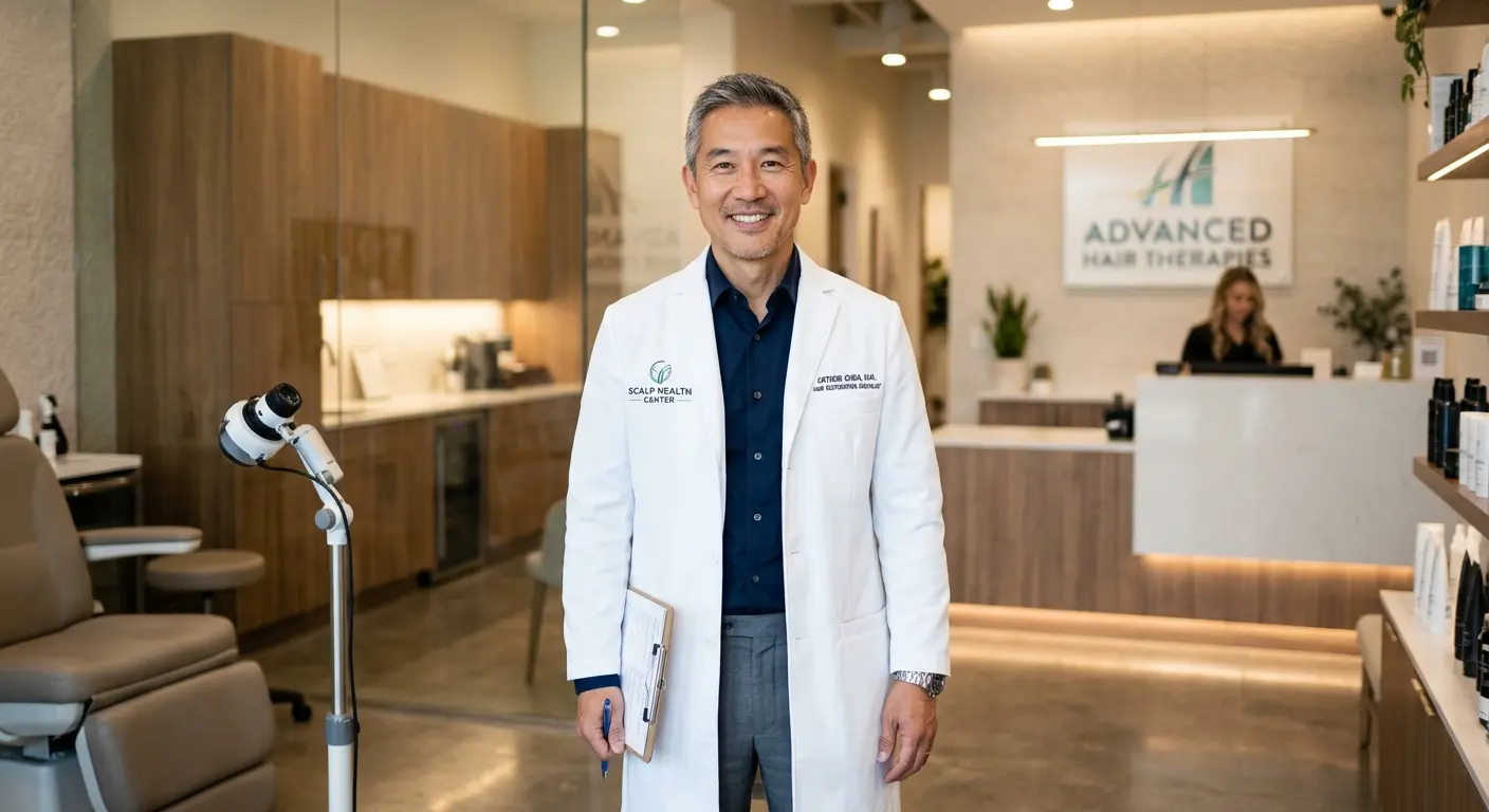 Portrait of a trichology consultant