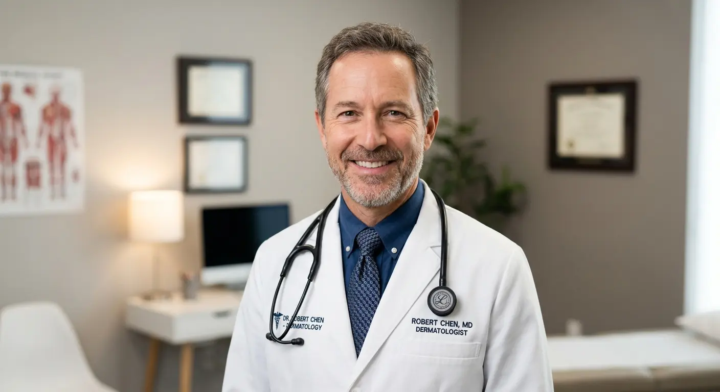 Portrait of a dermatologist